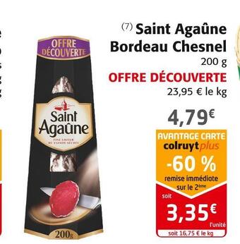 Colruyt Bordeau chesnel saint agaûne offre