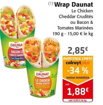 Colruyt Daunat wrap offre