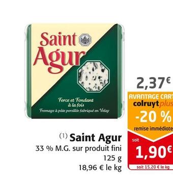 Colruyt Saint agur offre