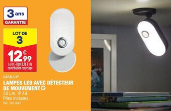 ALDI LAMPES LED AVEC DÉTECTEUR offre