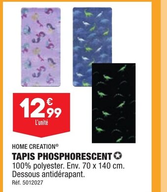 ALDI TAPIS PHOSPHORESCENT offre