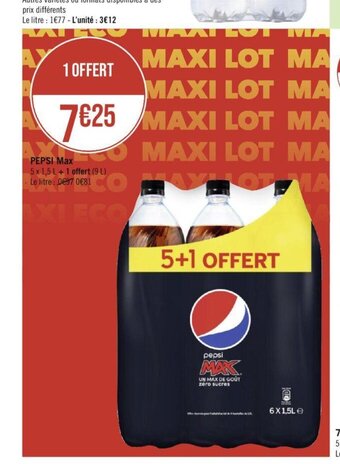 Casino Hyperfrais PEPSI Max offre