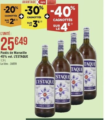 PASTIS DE MARSEILLE