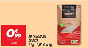 Netto RIZ LONG GRAIN ORIENTE offre