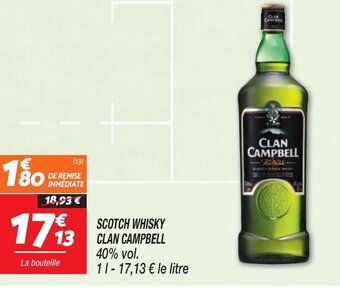 Netto SCOTCH WHISKY CLAN CAMPBELL offre