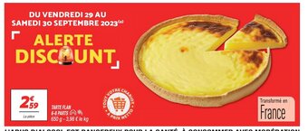 Netto TARTE FLAN offre