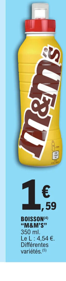 E.Leclerc BOISSON M&M'S offre