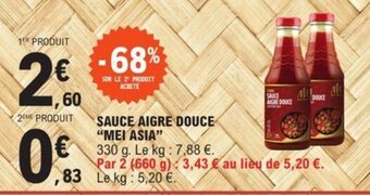 E.Leclerc SAUCE AIGRE DOUCE MEI ASIA offre