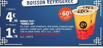 E.Leclerc BUBBLE TEA offre