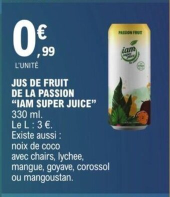 E.Leclerc JUS DE FRUIT DE LA PASSION offre