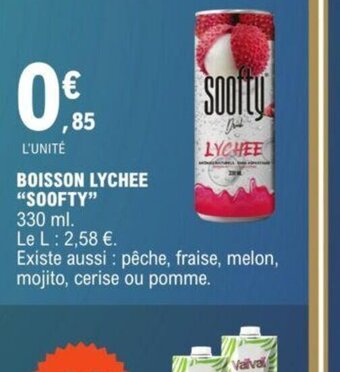 E.Leclerc BOISSON LYCHEE SOOFTY offre