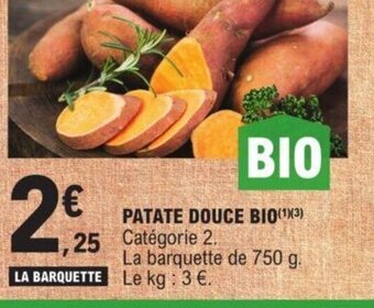 E.Leclerc PATATE DOUCE BIO offre