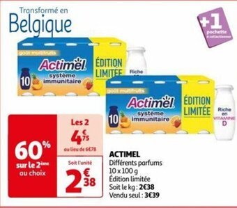 Auchan ACTIMEL offre
