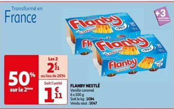 Auchan FLANBY NESTLÉ offre