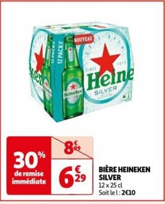 BIÈRE HEINEKEN SILVER