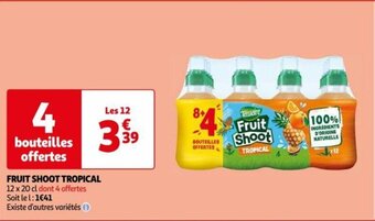 Auchan FRUIT SHOOT TROPICAL offre