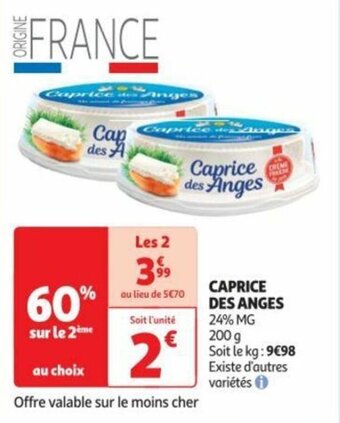Auchan CAPRICE DES ANGES offre