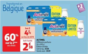 Auchan ACTIMEL offre