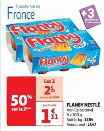 Auchan FLANBY NESTLÉ offre