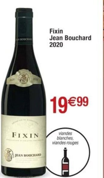 Cora x Carrefour Fixin Jean Bouchard 2020 offre