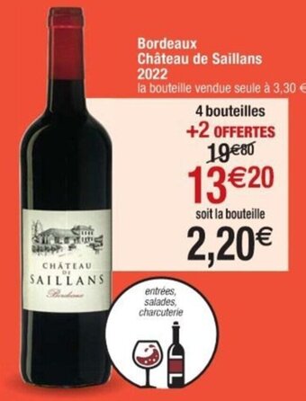 Bordeaux Château de Saillans 2022