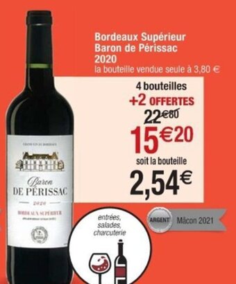 Bordeaux Supérieur Baron de Périssac 2020