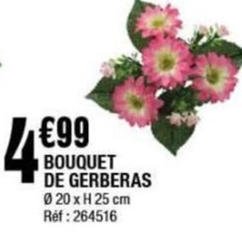 BOUQUET DE GERBERAS