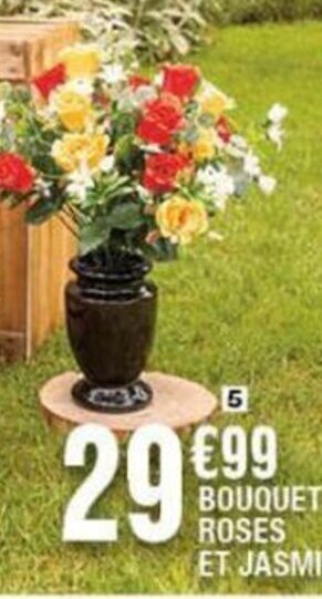 La Foir'Fouille BOUQUET DE ROSES ET JASMIN offre