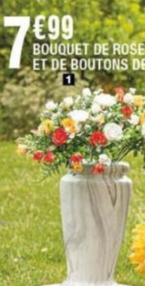 La Foir'Fouille BOUQUET DE ROSES ET DE BOUTONS DE ROSES offre