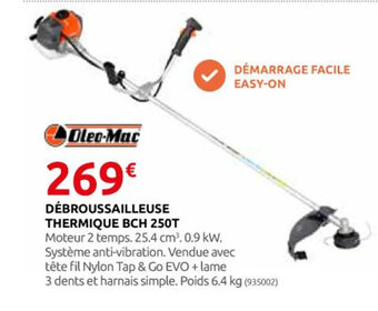 Rural Master DÉBROUSSAILLEUSE THERMIQUE BCH 250T offre