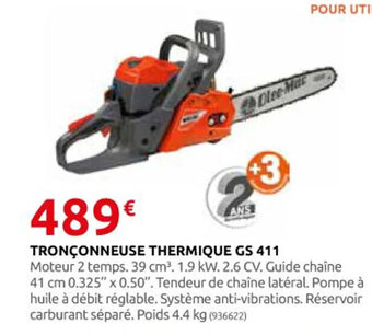Rural Master TRONÇONNEUSE THERMIQUE GS 411 offre