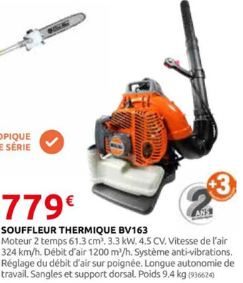 Rural Master SOUFFLEUR THERMIQUE BV163 offre
