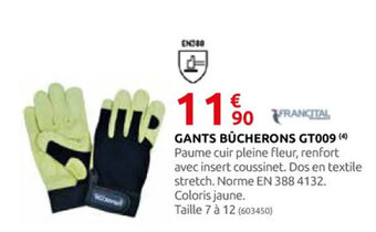 Rural Master GANTS BÜCHERONS GT009 offre