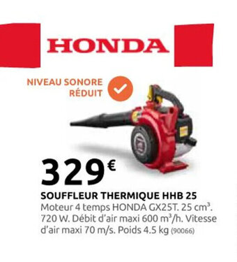 Rural Master SOUFFLEUR THERMIQUE HHB 25 offre