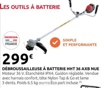Rural Master DÉBROUSSAILLEUSE À BATTERIE HHT 36 AXB NUE offre