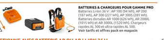 Rural Master BATTERIES & CHARGEURS POUR GAMME PRO S offre
