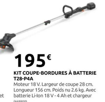 Rural Master KIT TAILLE-HAIES À BATTERIE H50-P4A offre