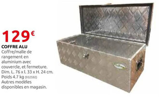 Rural Master COFFRE ALU offre