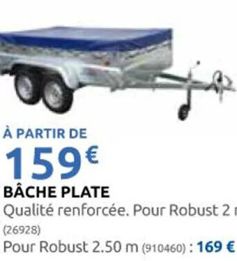 Rural Master BÂCHE PLATE offre