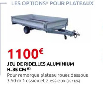 Rural Master JEU DE RIDELLES ALUMINIUM H. 35 CM (5) offre
