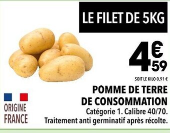 POMME DE TERRE DE CONSOMMATION