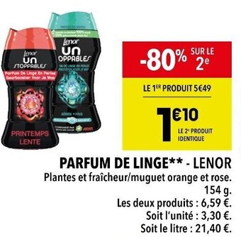 PARFUM DE LINGE - LENOR