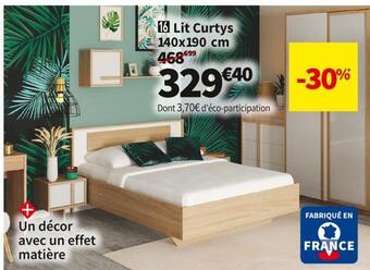 Conforama Lit adulte 140x190 cm offre