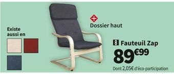 Conforama Fauteuil zap offre