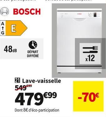 Conforama Bosch lave-vaisselle sms25aw05e offre