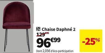 Conforama Chaise daphne 2 offre