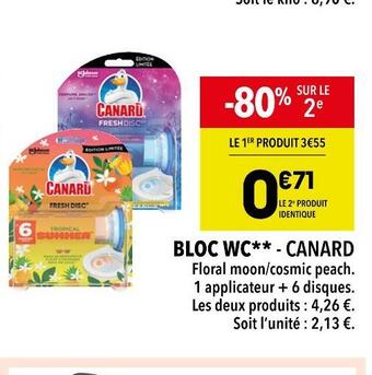 Supeco Canard bloc wc offre