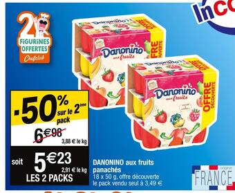 Danonino danonino aux fruits panachés