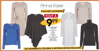 Stokomani Anna karel la robe maille + ceinture ou le pull col v ou le gilet ou le poncho ou le pull col rond offre