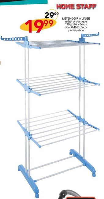 Stokomani Home staff l'étendoir à linge offre